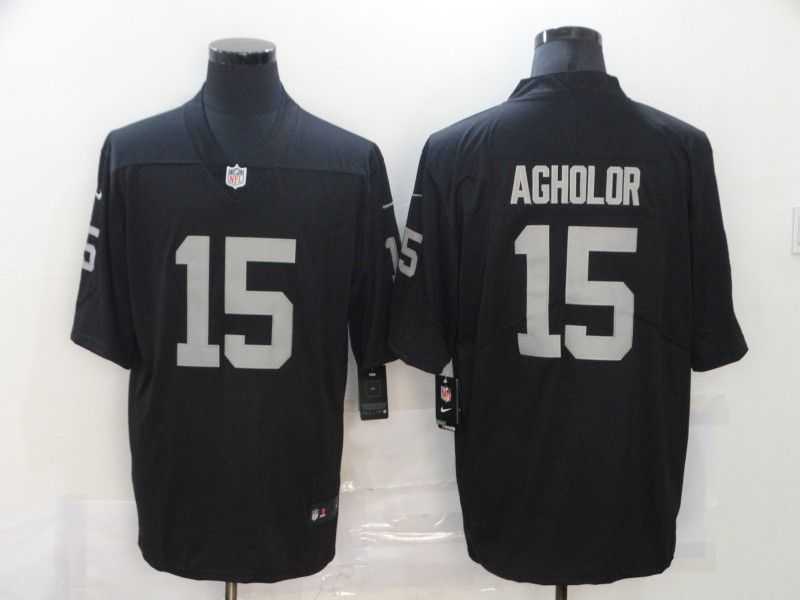 Men Oakland Raiders 15 Agholor Black Nike Limited Vapor Untouchable NFL Jerseys